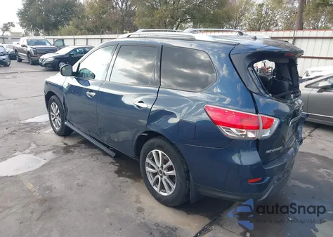 2015 Nissan Pathfinder S z USA, uszkodzony, nr VIN 5N1AR2MM5FC689930